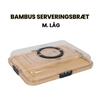 Serveringsbræt bambus med låg