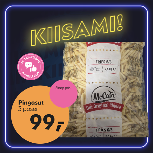 McCain Pommes Frites 2,5KG