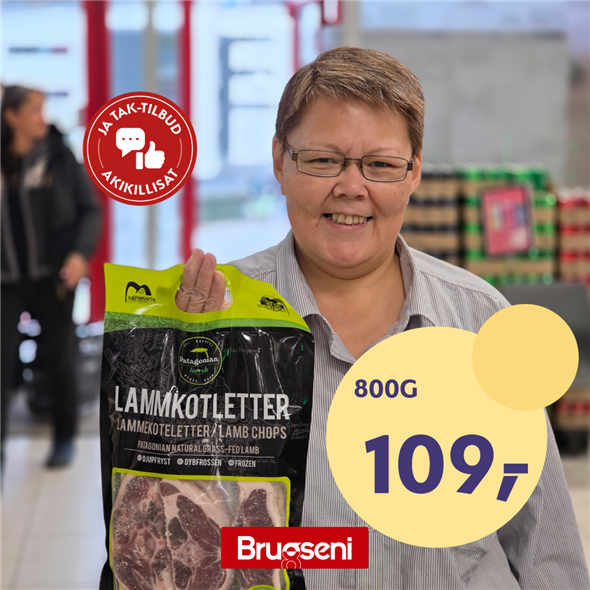 Lammekoteletter 800 gram