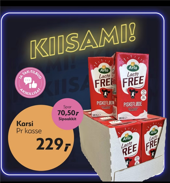 Laktosefri piskefløde