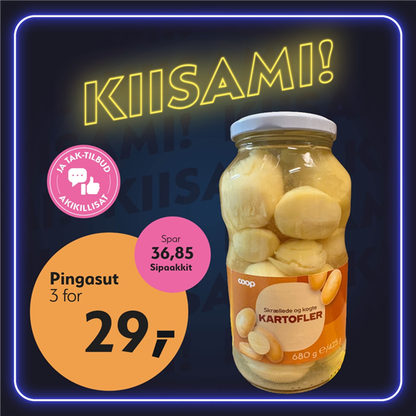 Kartofler i glas