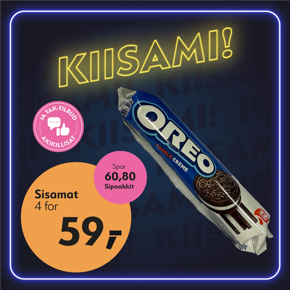 Oreo double creme
