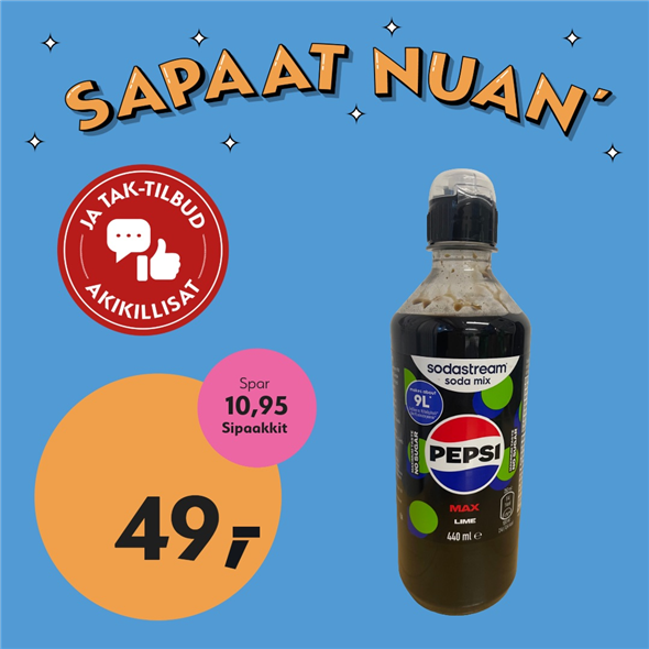 Pepsi max sodastream